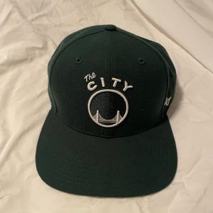 Golden State Warriors The City Snapback Hat Green